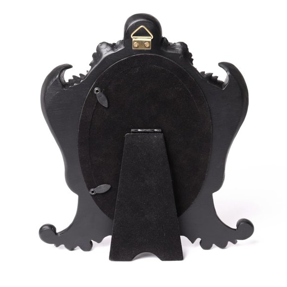 Alchemy Gothic Skulls Dragons Bat Black Frame Desk or Wall Mirror New in Box - Picture 2 of 3
